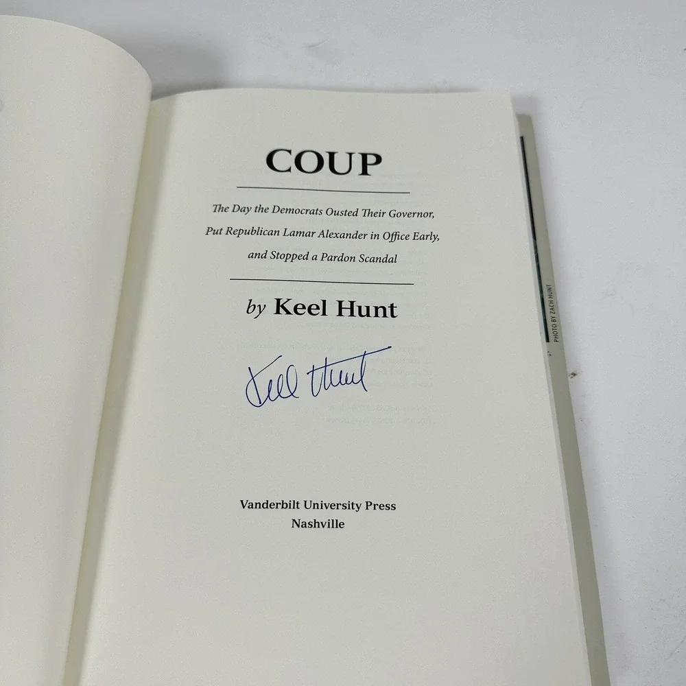Signed First‎ Edition Book Coup, The Day the Democrats Ousted Their Governor